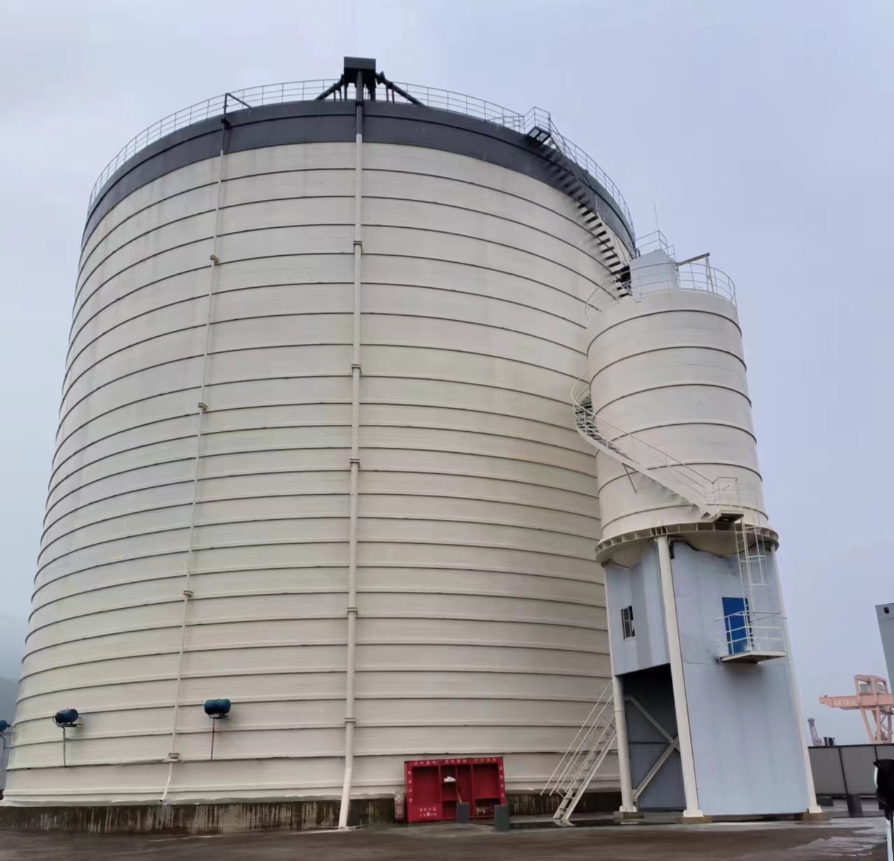 周矶管理区10万吨水泥钢板库